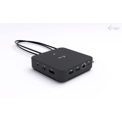 i-tec USB-C DP Dual HDMI Docking Station, Power Delivery 100W + i-tec Universal Charger 100W
