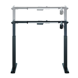 Výškovo nastaviteľná stolová podnož Brateck S03-22DE 1 motor rozsah 710-1190 mm nosnosť 80 kg