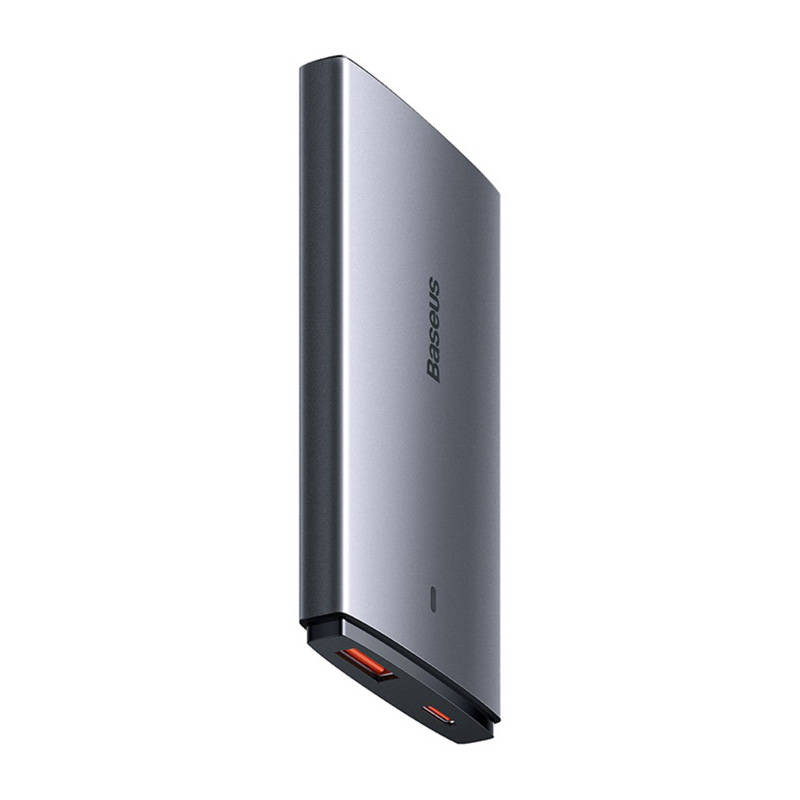 NONAME - Baseus Nabíjačka do siete GaN5 Pro Ultra Slim USB-C/USB-A 65 W sivá