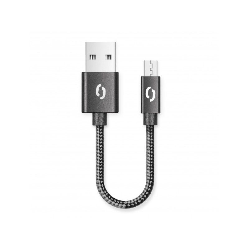 ALIGATOR PREMIUM 2A kábel, Micro USB 50cm, čierny