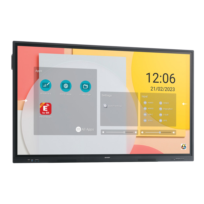 SHARP/NEC - 75'' LED SHARP PN-LC752,3840x2160,16/7,450cd,IR