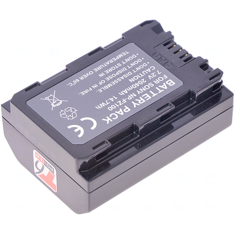 Batéria T6 power Sony NP-FZ100, 2040mAh, 14,7Wh, čierna