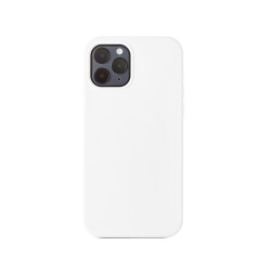ER POWER Silikónový kryt CARNEVAL SNAP pre iPhone 13 Pro s MagSafe - biela