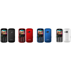 EVOLVEO EasyPhone XS, mobilný telefón pre seniorov, biely