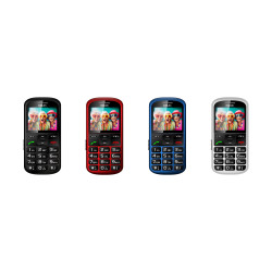 EVOLVEO EasyPhone XS, mobilný telefón pre seniorov, biely