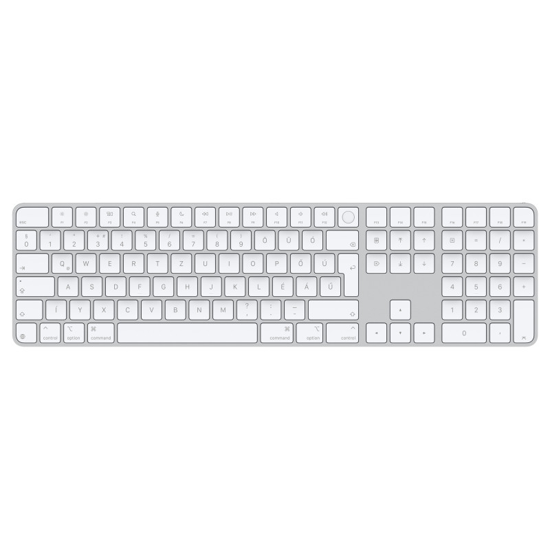 Apple Magic Keyboard Numeric Touch ID/Bezdrôtová Bluetooth/HU layout/Biela
