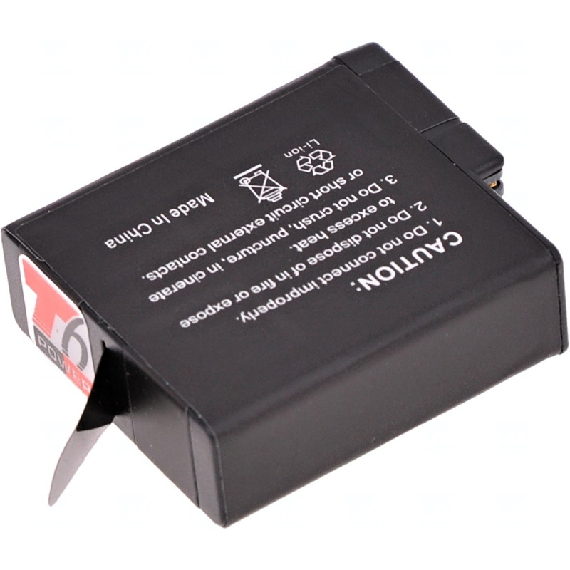 Batérie T6 Power pre GoPro Hero5, Hero6 Black, AHDBT-501, AABAT-001, 601-10197-000, 1250mAh, 4,8Wh