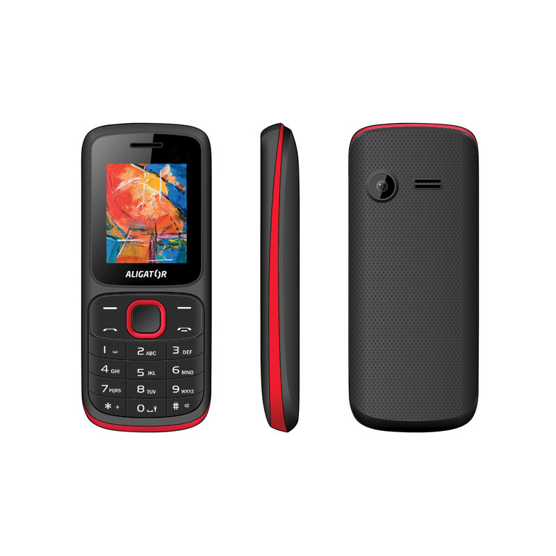 ALIGATOR D210 Dual sim černo-červený