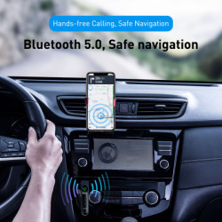 NONAME - Baseus bluetoooth audio adaptér Qiyin černý