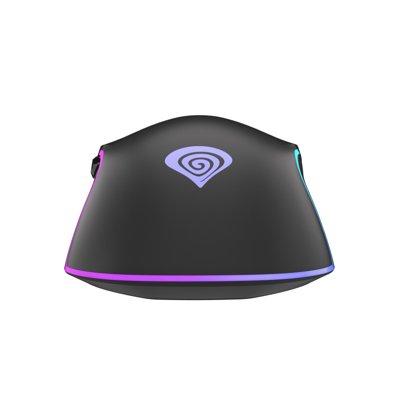 Genesis herná optická myš KRYPTON 220/RGB/6400 DPI/Herná/Optická/6 000 DPI/Drôtová USB/Čierna
