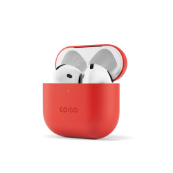 Epico silikónové Puzdro pre AirPods 4 - červená