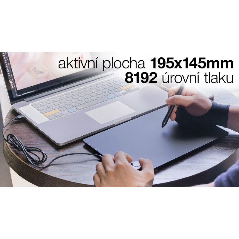 EVOLVEO Grafico TW, grafický tablet s koleskom
