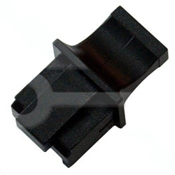SOLARIX - Záslepka pre female konektor RJ45 čierna