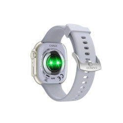 CARNEO Zephyr Ultra mini HR+/Silver/Šport Band/Blue-Gray