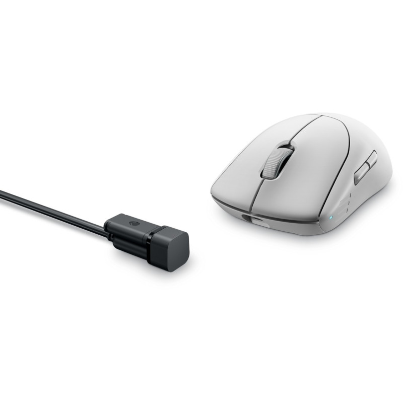Dell Alienware Pre/Herná/Optická/Pre pravákov/26 000 DPI/Drôtová+bezdrôtová/Biela