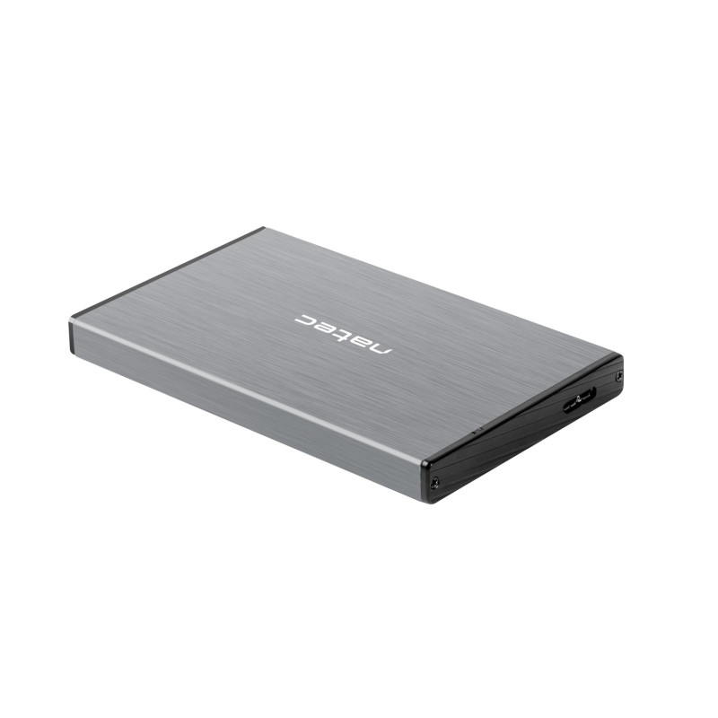 Externý box pre HDD 2,5'' USB 3.0 Natec Rhino Go, šedý, hliníkové telo