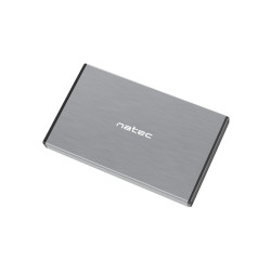 Externý box pre HDD 2,5'' USB 3.0 Natec Rhino Go, šedý, hliníkové telo