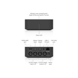 Ubiquiti UPL-Port-B - UniFi Play PoE Audio Port, čierna