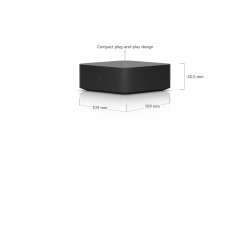 Ubiquiti UPL-Port-B - UniFi Play PoE Audio Port, čierna