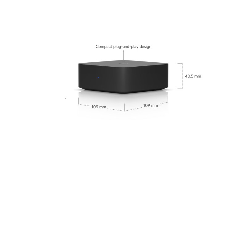 Ubiquiti UPL-Port-B - UniFi Play PoE Audio Port, čierna