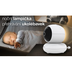EVOLVEO NL4, detská videoopatrovateľka s nočným svetlom a otočnou kamerou