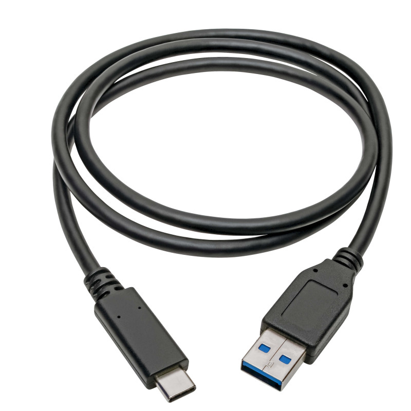 EATON - Kabel USB-C/USB-A (Samec/Samec), USB 3.1 Gen 2 (10Gb/s), USB-IF, kompatibilný Thunderbolt 3, 0.9m
