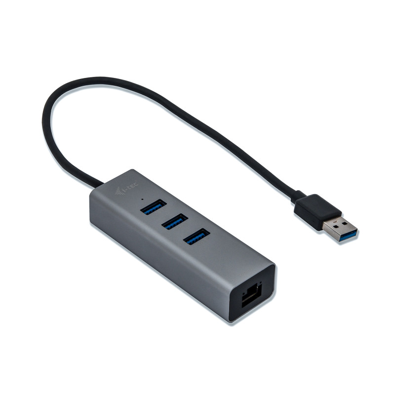 i-tec USB 3.0 Metal HUB 3 Port + Gigabit Ethernet
