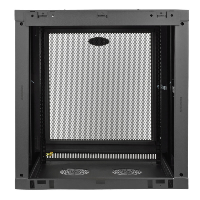 EATON - Skriňa SmartRack 12U, Š-600mm, Hl-450mm, hĺbka pre prepínače, montáž na stenu