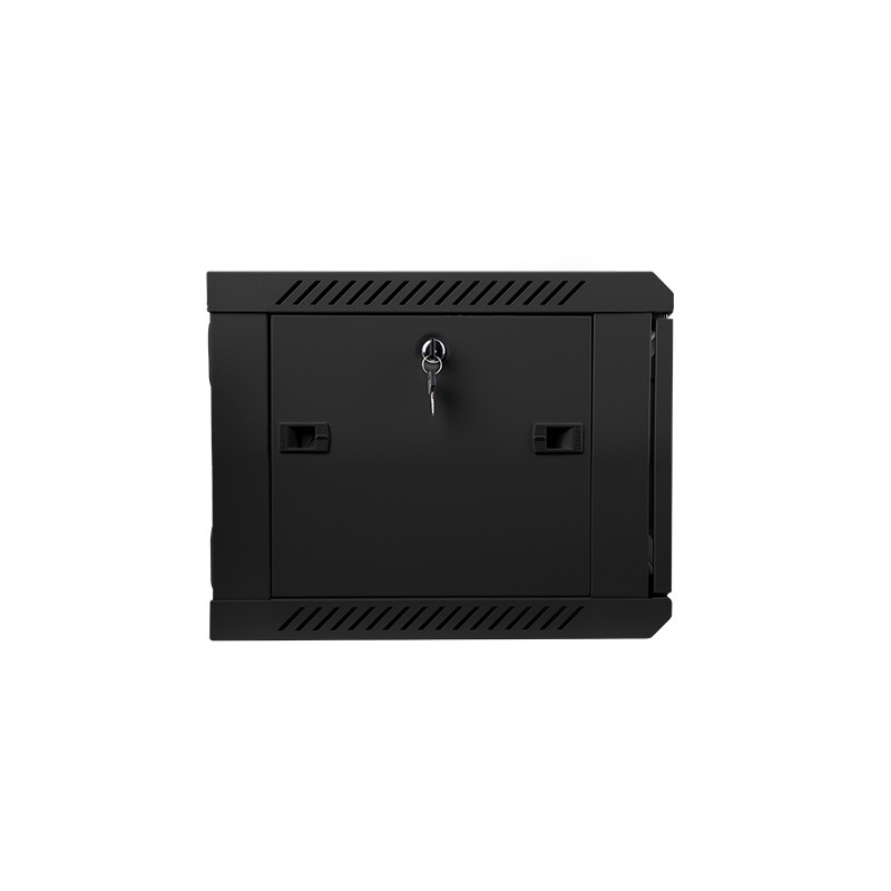 LANBERG - Nástenný rack 19'' 6U 600X450mm černý flat pack