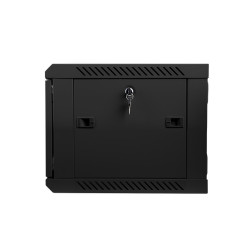 LANBERG - Nástenný rack 19'' 6U 600X450mm černý flat pack