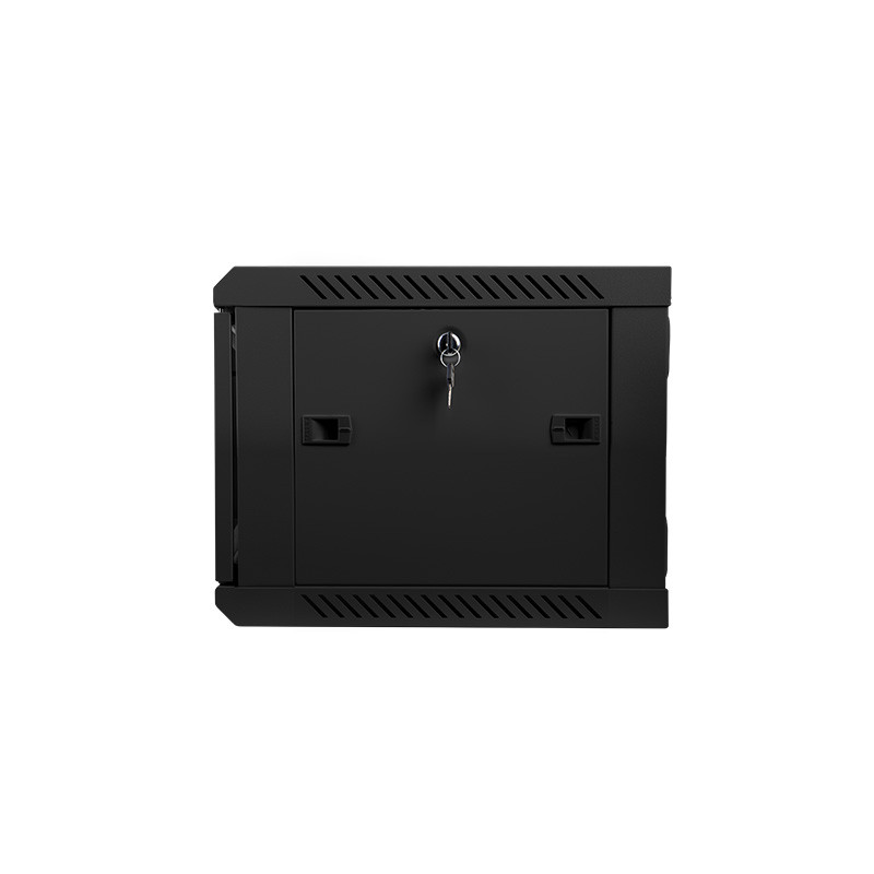 LANBERG - Nástenný rack 19'' 6U 600X450mm černý flat pack
