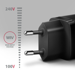 AXAGON ACU-PQ30 Sila nabíjačky do siete 30W, 2x port (USB-A + USB-C), PD3.0/PPS/QC4+/SFC/AFC/Apple