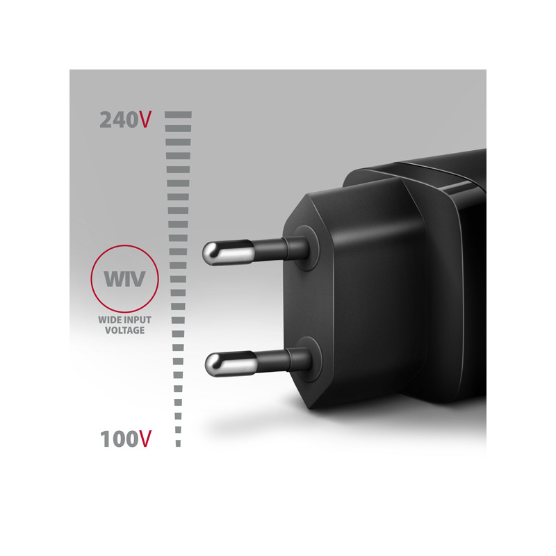 AXAGON ACU-PQ30 Sila nabíjačky do siete 30W, 2x port (USB-A + USB-C), PD3.0/PPS/QC4+/SFC/AFC/Apple