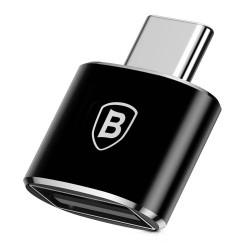 NONAME - Baseus CATOTG-01 Adaptér z USB-A na USB-C Black