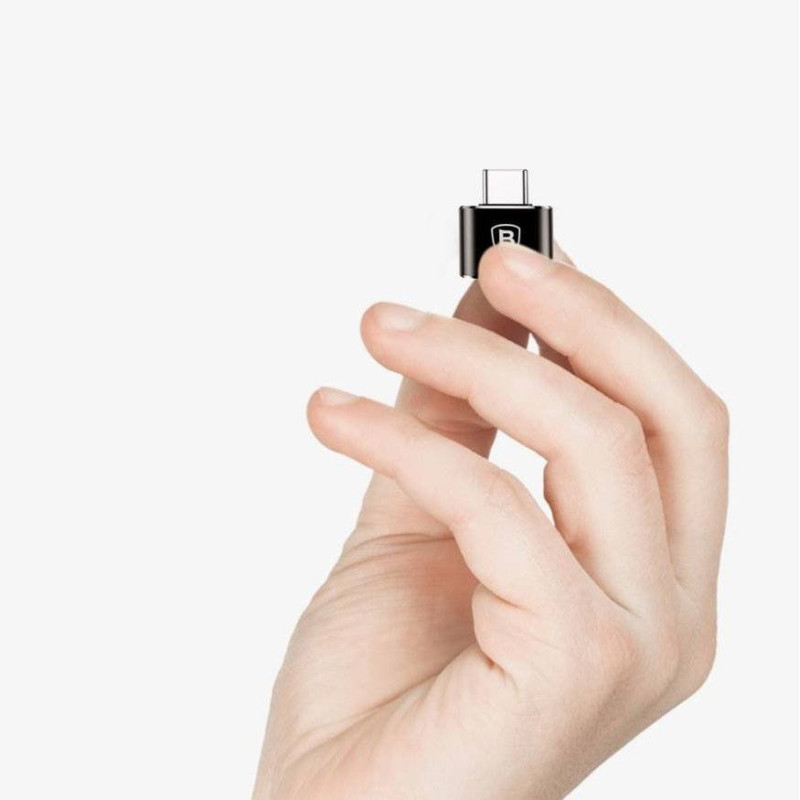 NONAME - Baseus CATOTG-01 Adaptér z USB-A na USB-C Black