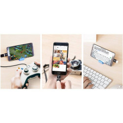 NONAME - Baseus CATOTG-01 Adaptér z USB-A na USB-C Black