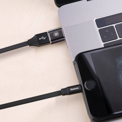 NONAME - Baseus CATOTG-01 Adaptér z USB-A na USB-C Black