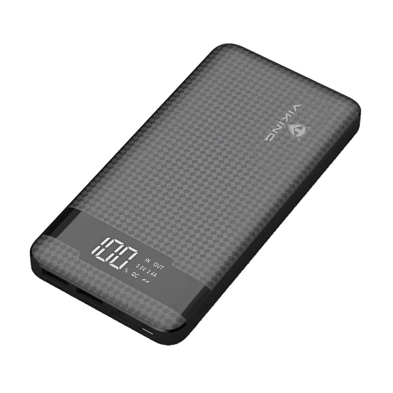 VIKING POWER BANK PN-961PD QC3.0 10000mAh, QUICK CHARGE 3.0, Čierna