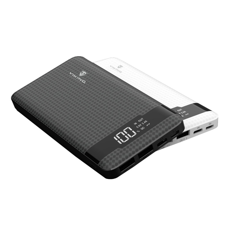 VIKING POWER BANK PN-961PD QC3.0 10000mAh, QUICK CHARGE 3.0, Čierna