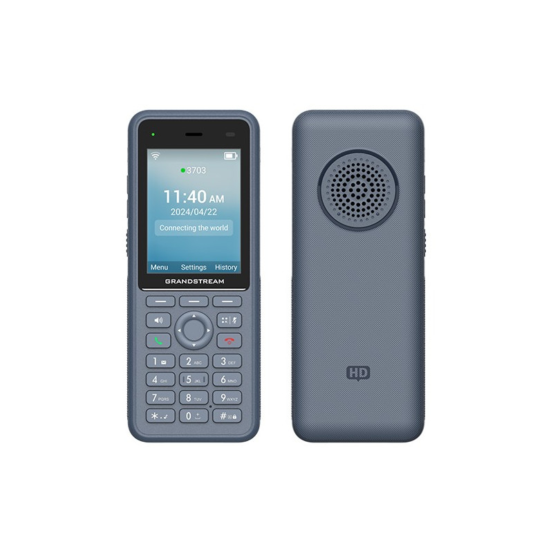 Grandstream WP836 SIP WiFi telefón, 2,8'' bar. displ., 3 SIP úč., BT, USB-C, IP67