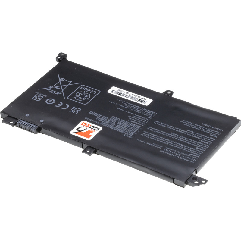 Batéria T6 Power pre Asus VivoBook X430U, X571G, X571L, S430F, S430U, 3650mAh, 42Wh, 3cell, Li-pol