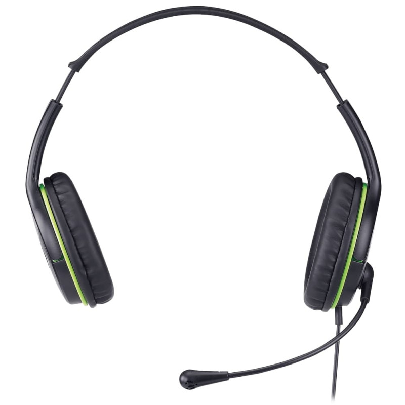 Slúchadlá s mik. GENIUS HS-400A green + redukcia