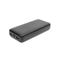 FELLOWES - Platinet SET 3v1 Powerbanka 20000 mAh + Nabíjačka 20W Power Delivery, kábel USB-C 1m, čierna