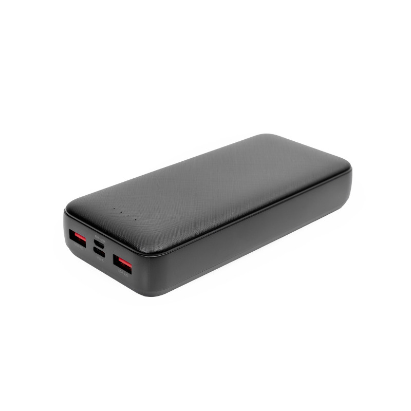 FELLOWES - Platinet SET 3v1 Powerbanka 20000 mAh + Nabíjačka 20W Power Delivery, kábel USB-C 1m, čierna