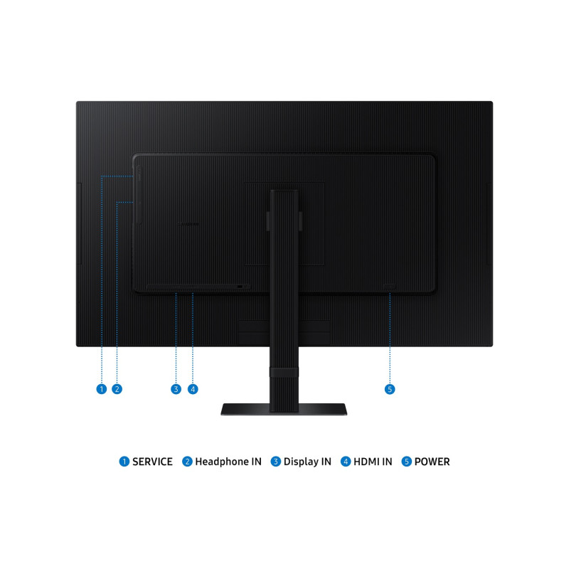 Samsung ViewFinity S7/S70D/27''/IPS/4K UHD/60Hz/5ms/Black/2R