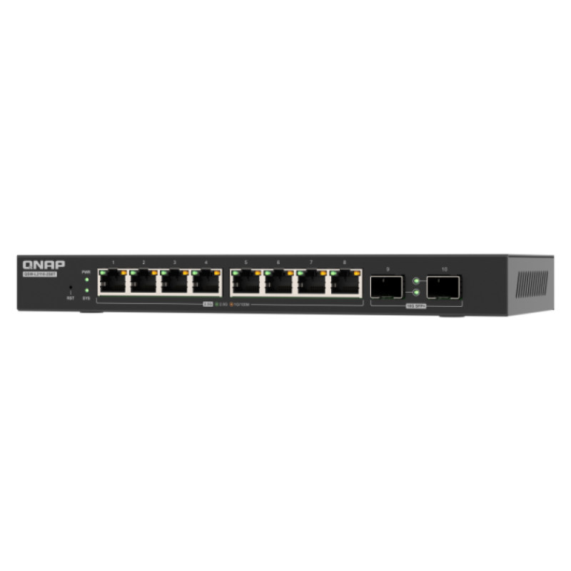 QNAP switch QSW-L2110-10T (8x 2,5GbE port, 2x 10GbE port, Lite Managed)