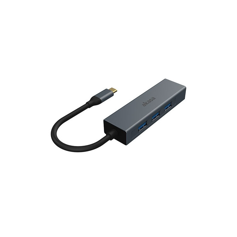 AKASA - USB Type-C 4-in-1 húb s Ethernetom