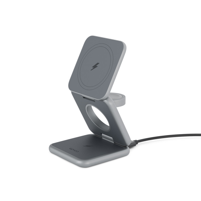 Epico Mag+ Foldable Wireless Charger - vesmírne šedá