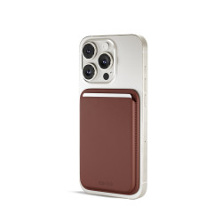 Epico Mag+ Leather Wallet - hnedá