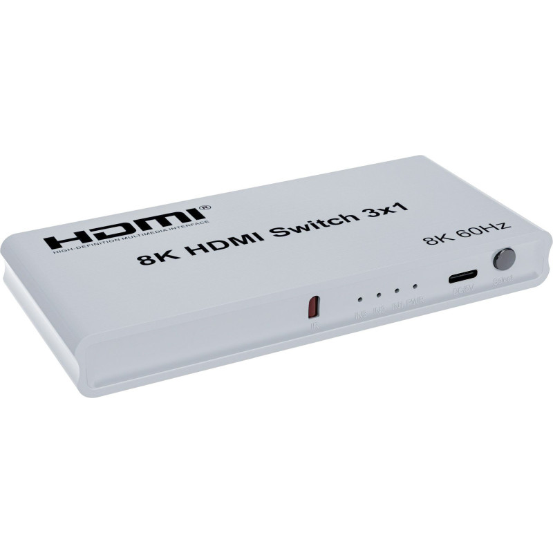 PremiumCord HDMI switch 3:1 s diaľkovým ovládačom